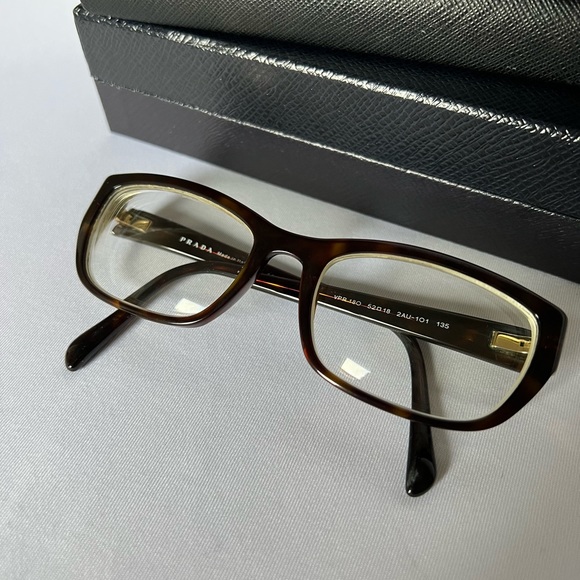 Prada eyeglasses VPR 180 52-18 2AU-1O1 135 brown - Picture 9 of 10
